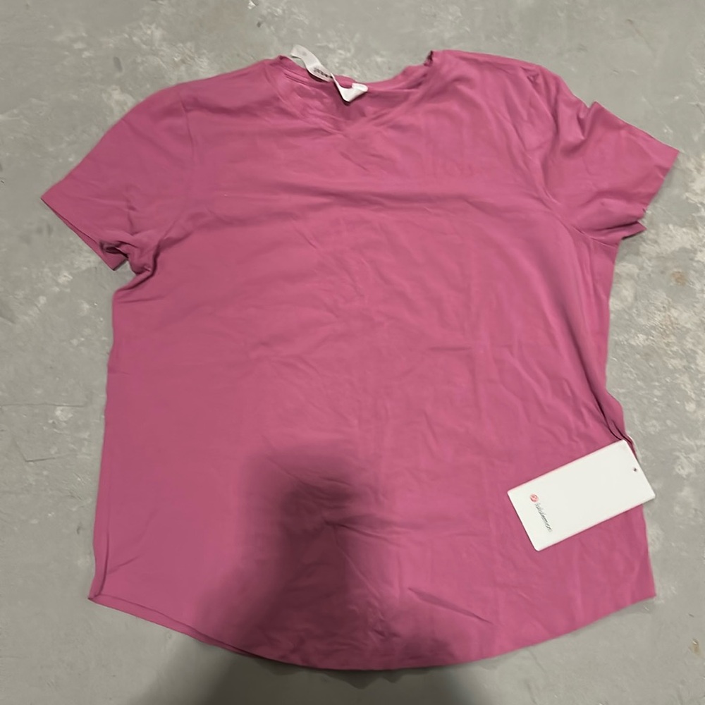Lululemon Pink Love Crew Tee